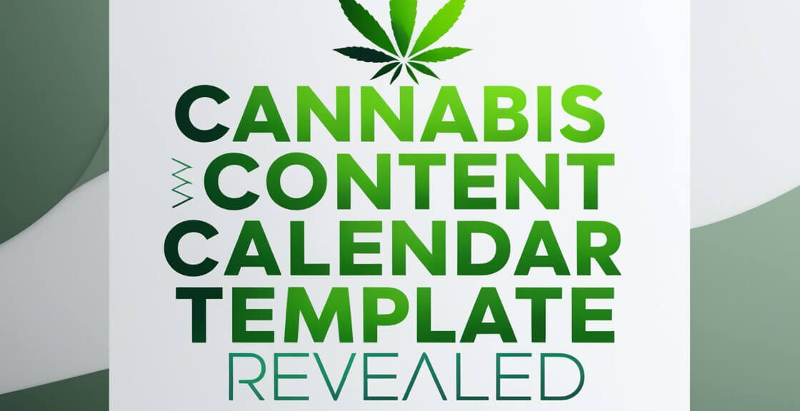 Cannabis Content Calendar Template Revealed