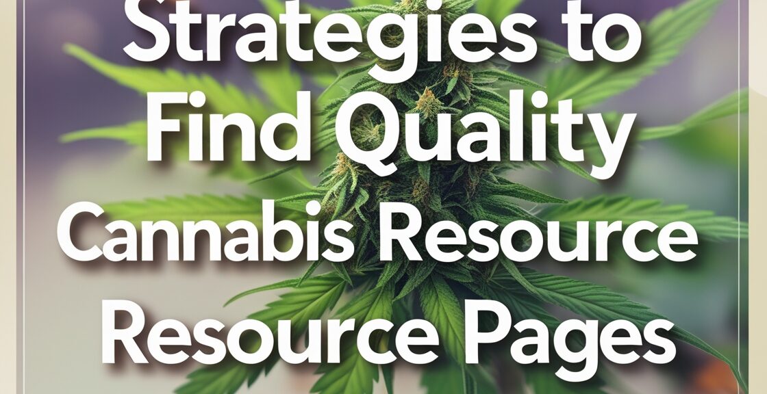 Strategies to Find Quality Cannabis Resource Pages